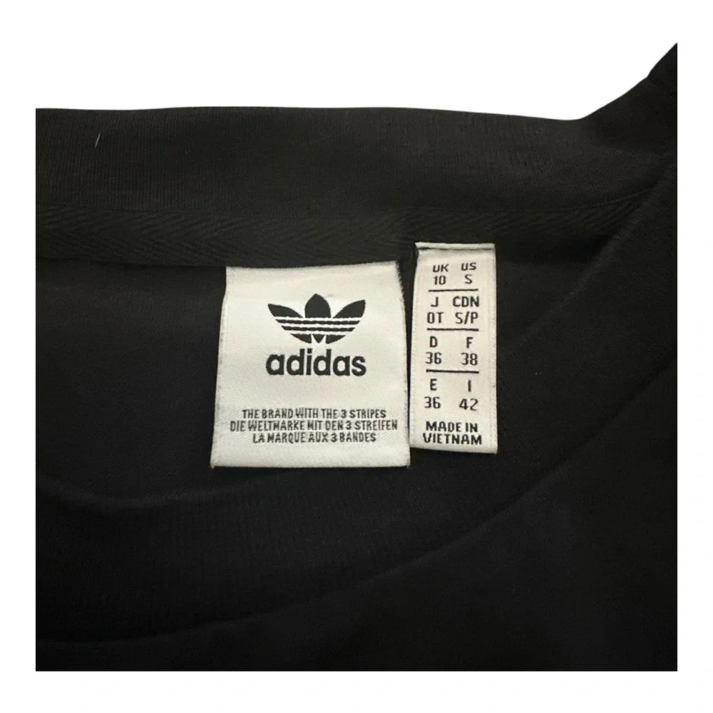 Adidas Originals Black Trefoil Logo T-Shirt Size S | 3-Stripes Tee Classic Fit